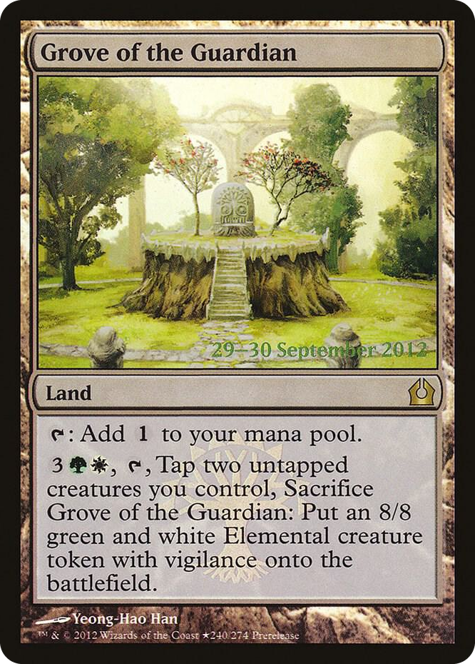 Grove of the Guardian #240 R - Prerelease Cards Pokemon card
