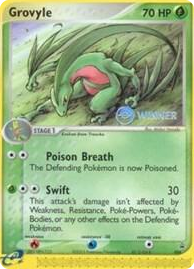 0004 Grovyle - 004 (e-League) [Winner] Promo Nintendo Promos