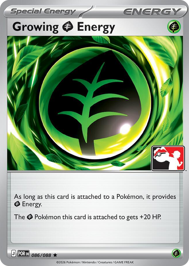 0086 Growing Grass Energy Rare Prize Pack Series Cards