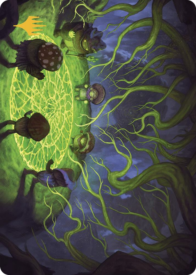 0026 Growing Rites of Itlimoc Art Card (Gold-Stamped Planeswalker Symbol) S Art Series: The Lost Caverns of Ixalan