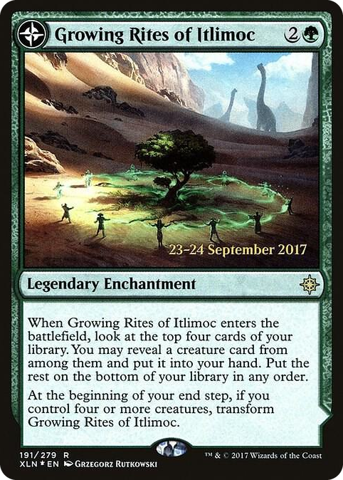 0191 Growing Rites of Itlimoc (XLN) R Prerelease Cards