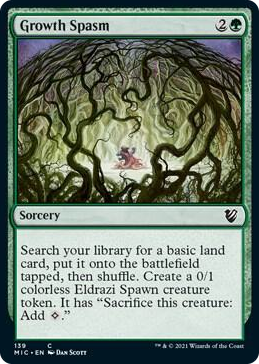 0139 Growth Spasm C Commander: Innistrad: Midnight Hunt