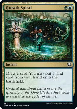 0153 Growth Spiral C Commander: Dominaria United