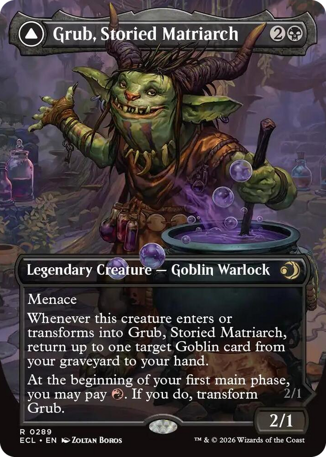 0289 Grub, Storied Matriarch (Borderless) R Lorwyn Eclipsed
