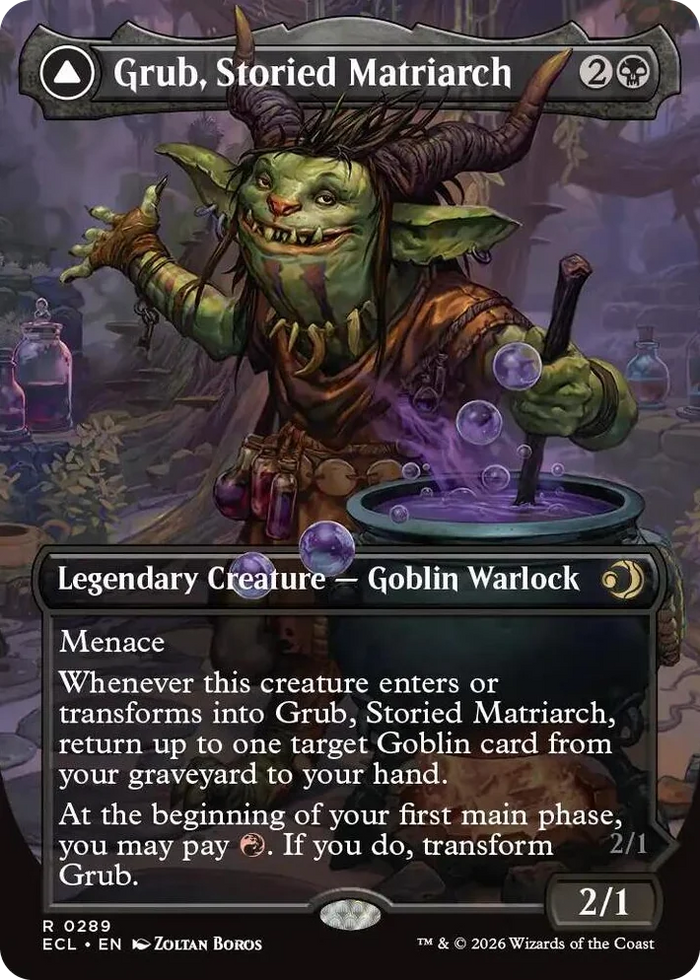 0289 Grub, Storied Matriarch (Borderless) R Lorwyn Eclipsed