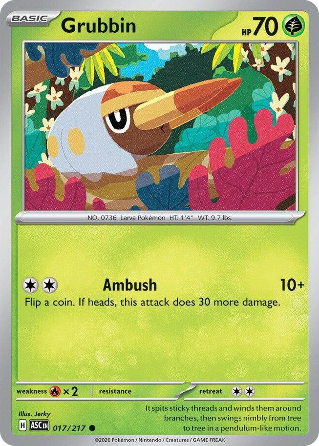 0017 Grubbin Common Ascended Heroes