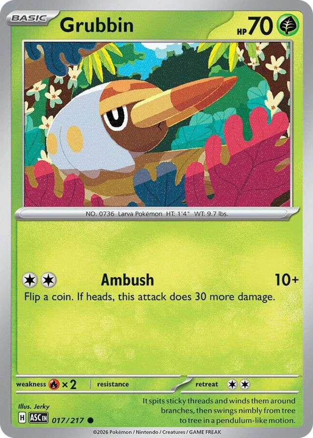 0017 Grubbin Common Ascended Heroes