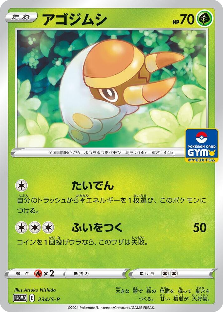 0234 Grubbin - 234/S-P Common S-P: Sword & Shield Promos