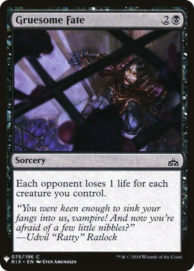 0075 Gruesome Fate C The List Reprints