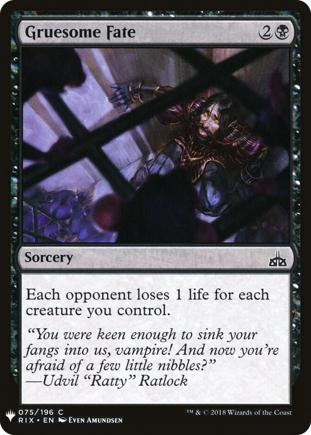 0075 Gruesome Fate C The List Reprints