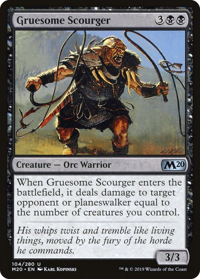 0104 Gruesome Scourger U Core Set 2020