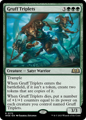 0172 Gruff Triplets R Promo Pack: Wilds of Eldraine