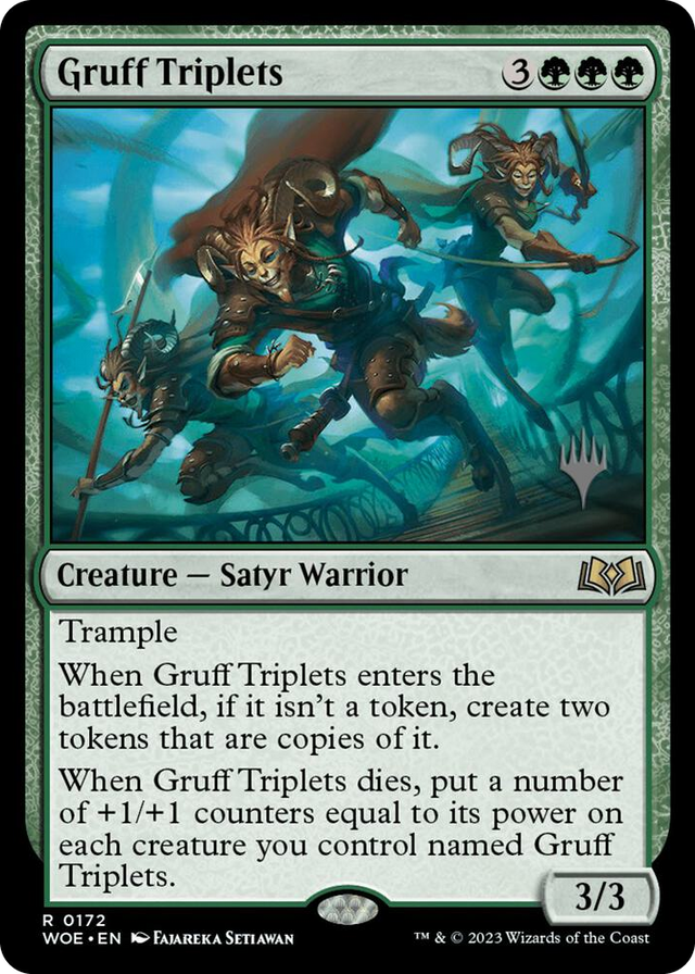 0172 Gruff Triplets R Promo Pack: Wilds of Eldraine