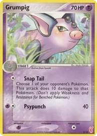 0003 Grumpig Common EX Trainer Kit 2: Plusle & Minun