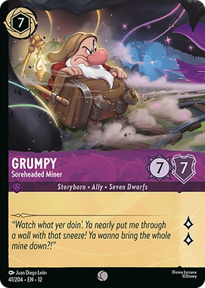 0041 Grumpy - Soreheaded Miner (Foil) Common Wilds Unknown