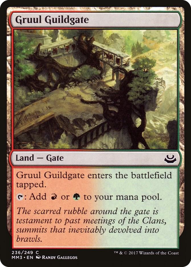 Gruul Guildgate #236 C - Modern Masters 2017 Pokemon card
