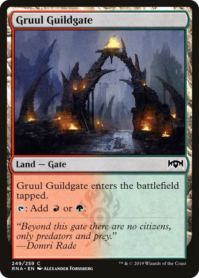 0249 Gruul Guildgate (249) C Ravnica Allegiance