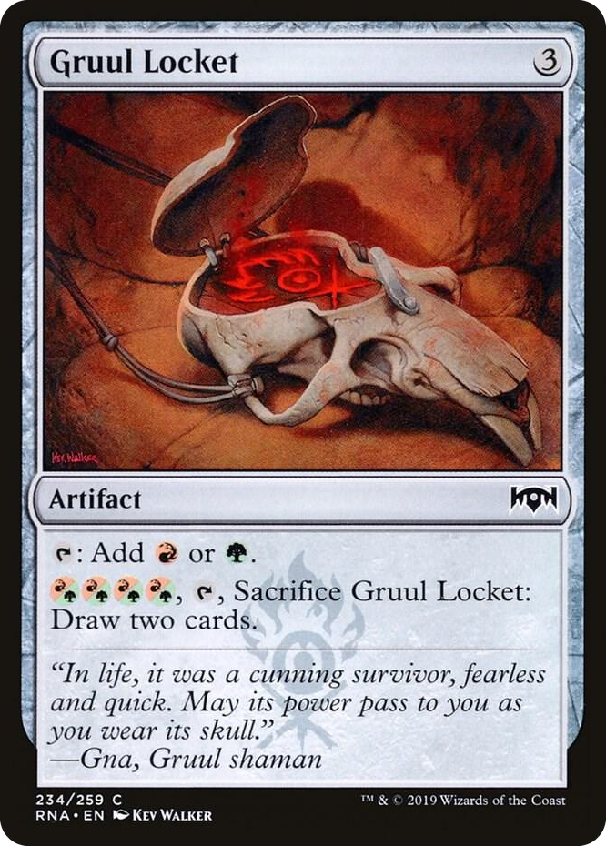0234 Gruul Locket C Ravnica Allegiance