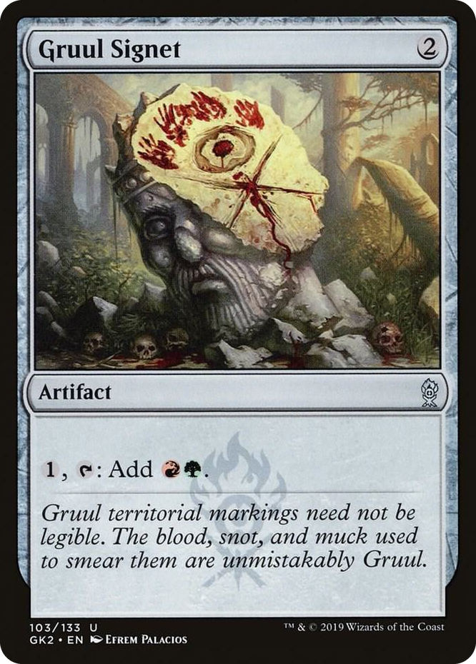 0103 Gruul Signet U Ravnica Allegiance: Guild Kits