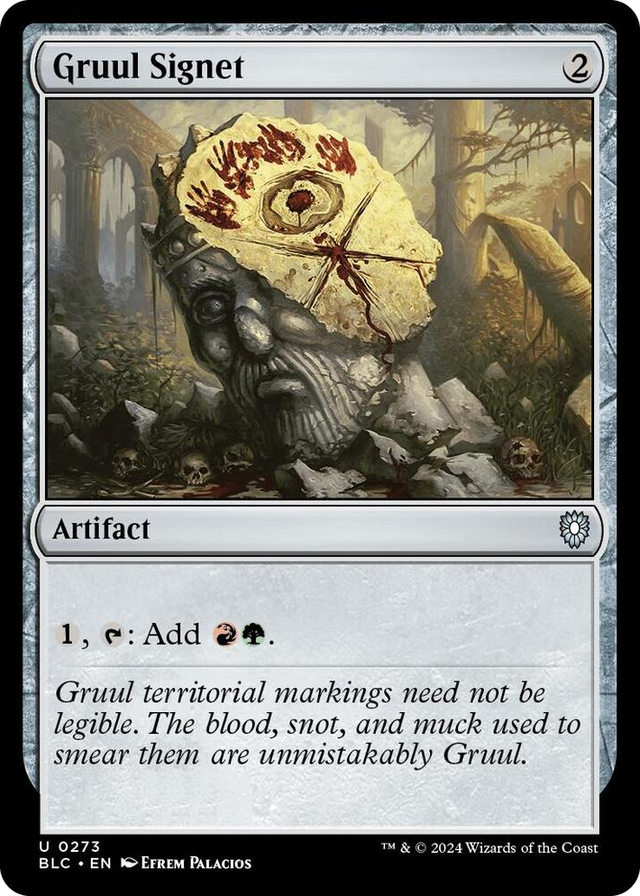 0273 Gruul Signet U Commander: Bloomburrow