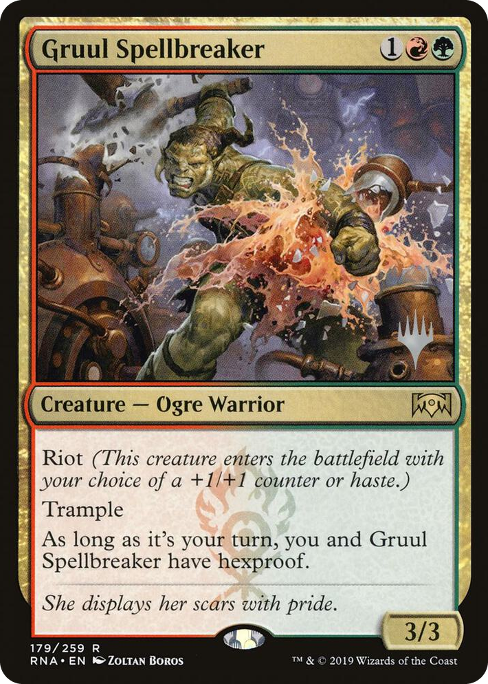 0179 Gruul Spellbreaker R Promo Pack: Throne of Eldraine