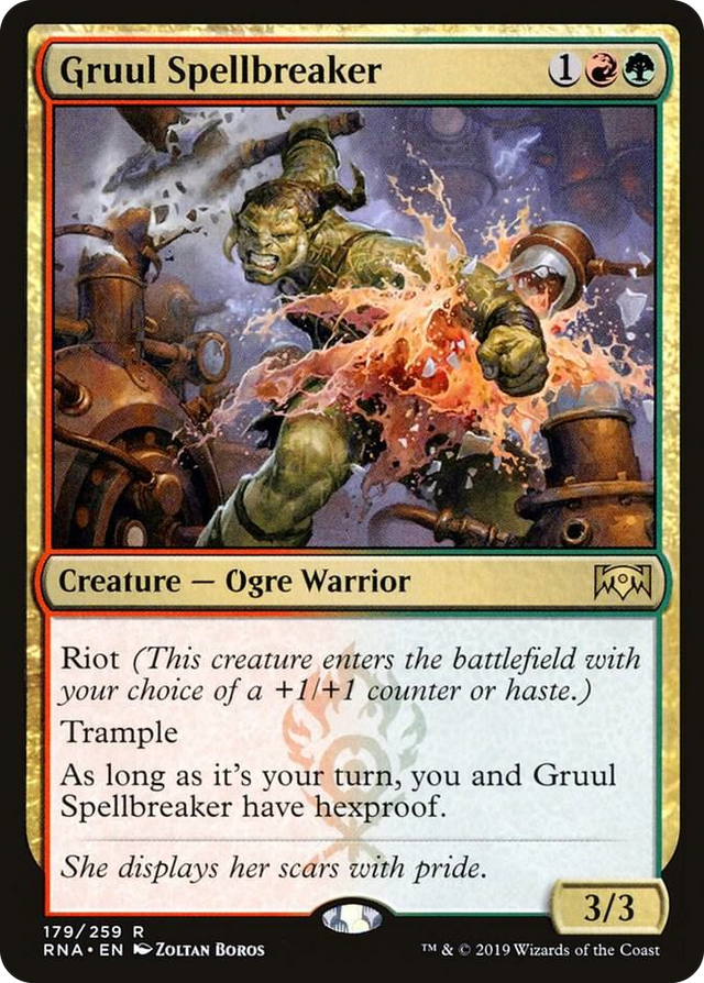 0179 Gruul Spellbreaker R Ravnica Allegiance