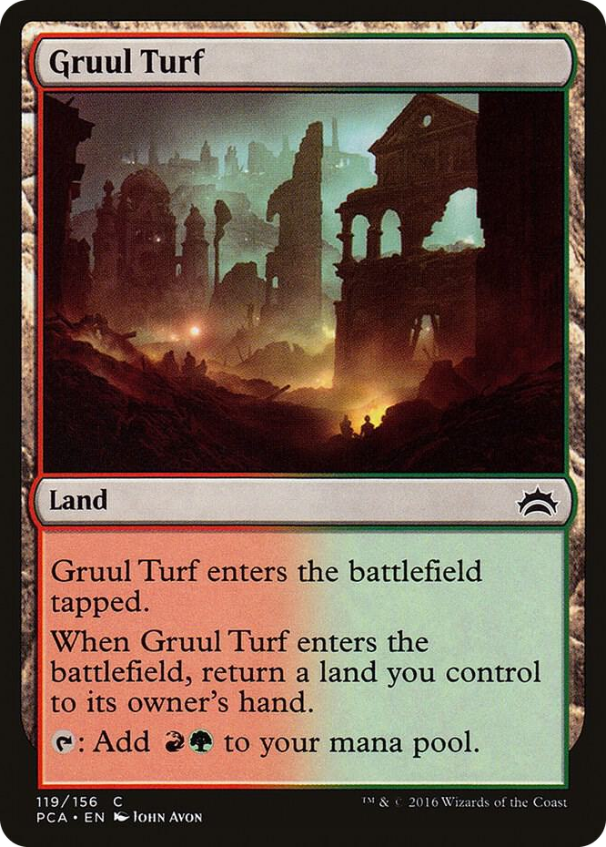 Gruul Turf #119 C - Planechase Anthology Pokemon card