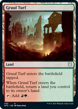 0243 Gruul Turf U Commander: Adventures in the Forgotten Realms