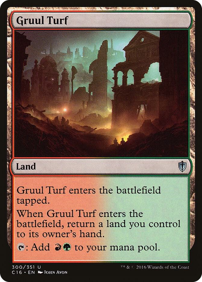 Gruul Turf #300 U - Commander 2016 Pokemon card