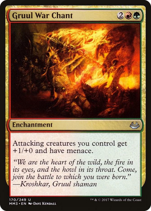 0170 Gruul War Chant U Modern Masters 2017