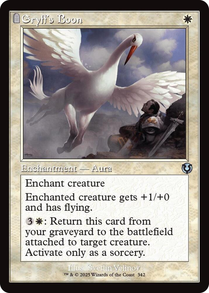 0342 Gryff's Boon (Retro Frame) U Innistrad Remastered