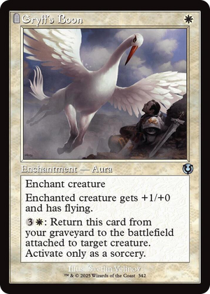 0342 Gryff's Boon (Retro Frame) U Innistrad Remastered