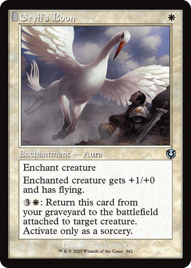 0342 Gryff's Boon (Retro Frame) U Innistrad Remastered