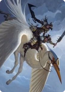 0011 Gryffwing Cavalry Art Card S Art Series: Innistrad: Crimson Vow