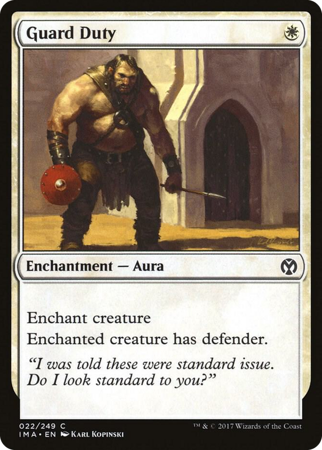 0022 Guard Duty C Iconic Masters