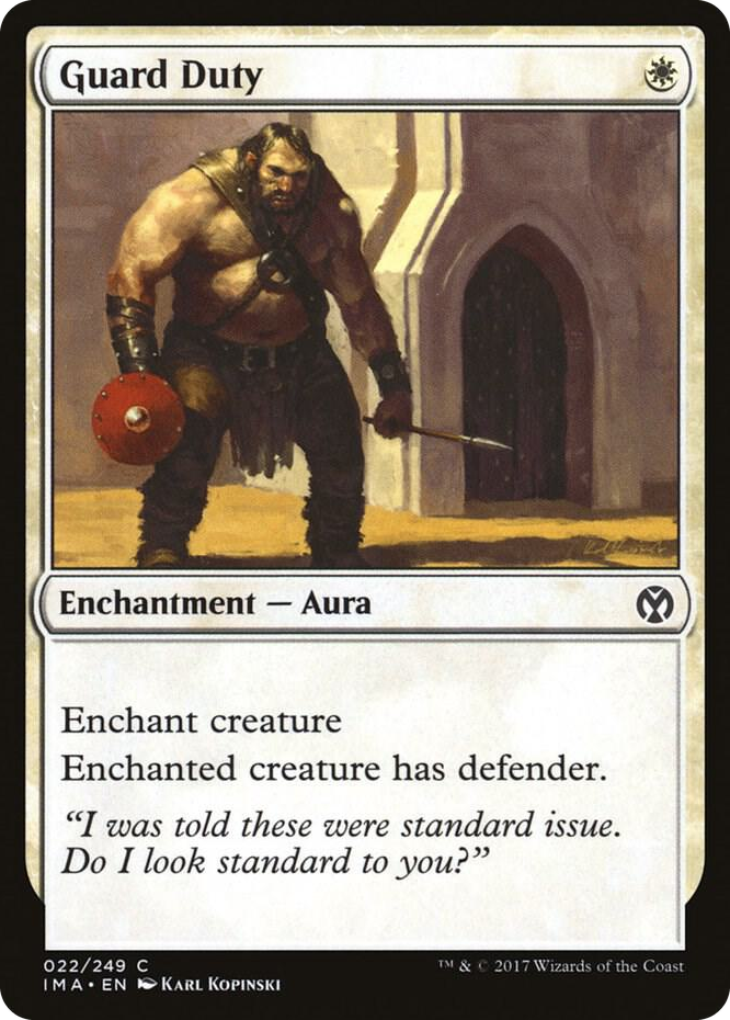 0022 Guard Duty C Iconic Masters