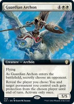 0344 Guardian Archon (Extended Art) R Commander 2021