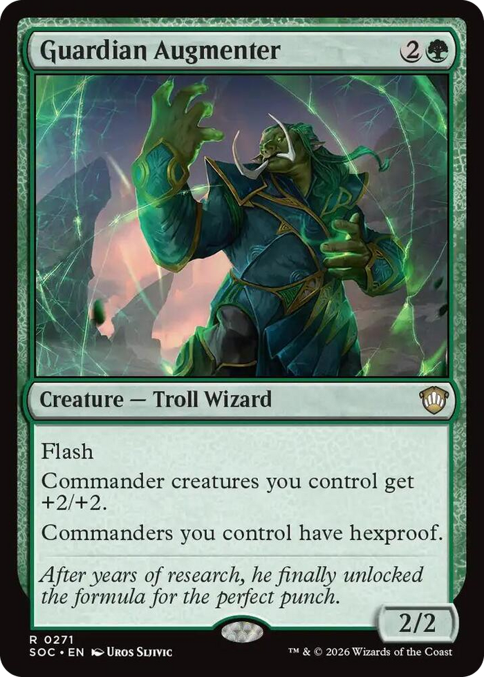 Guardian Augmenter #271 R - Commander: Secrets of Strixhaven Pokemon card