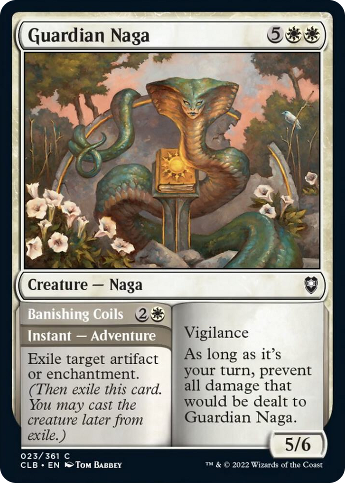Guardian Naga #23 C - Commander Legends: Battle for Baldur's Gate Pokemon card