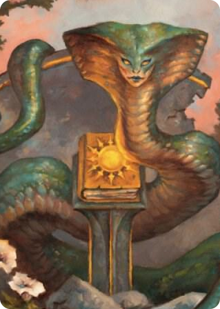 0016 Guardian Naga Art Card S Art Series: Commander Legends: Battle for Baldur's Gate