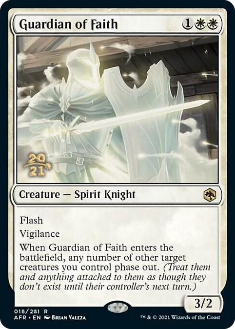 0018 Guardian of Faith R Prerelease Cards