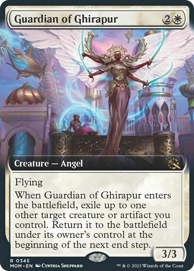 0345 Guardian of Ghirapur (Extended Art) R March of the Machine