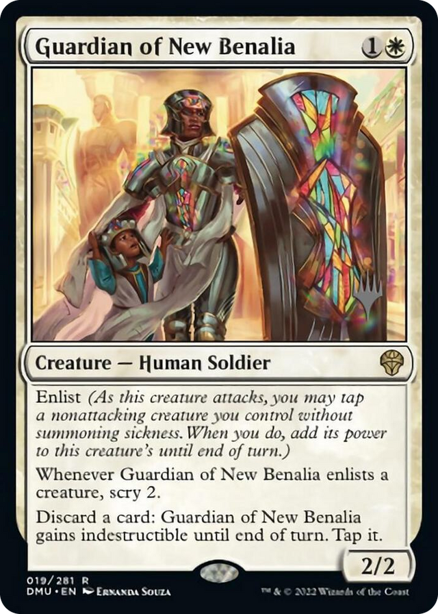 0019 Guardian of New Benalia R Promo Pack: Dominaria United
