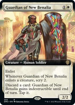 0386 Guardian of New Benalia (Extended Art) R Dominaria United
