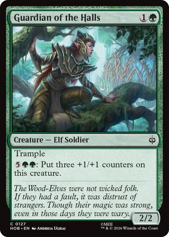 Guardian of the Halls #127 C - The Hobbit Pokemon card