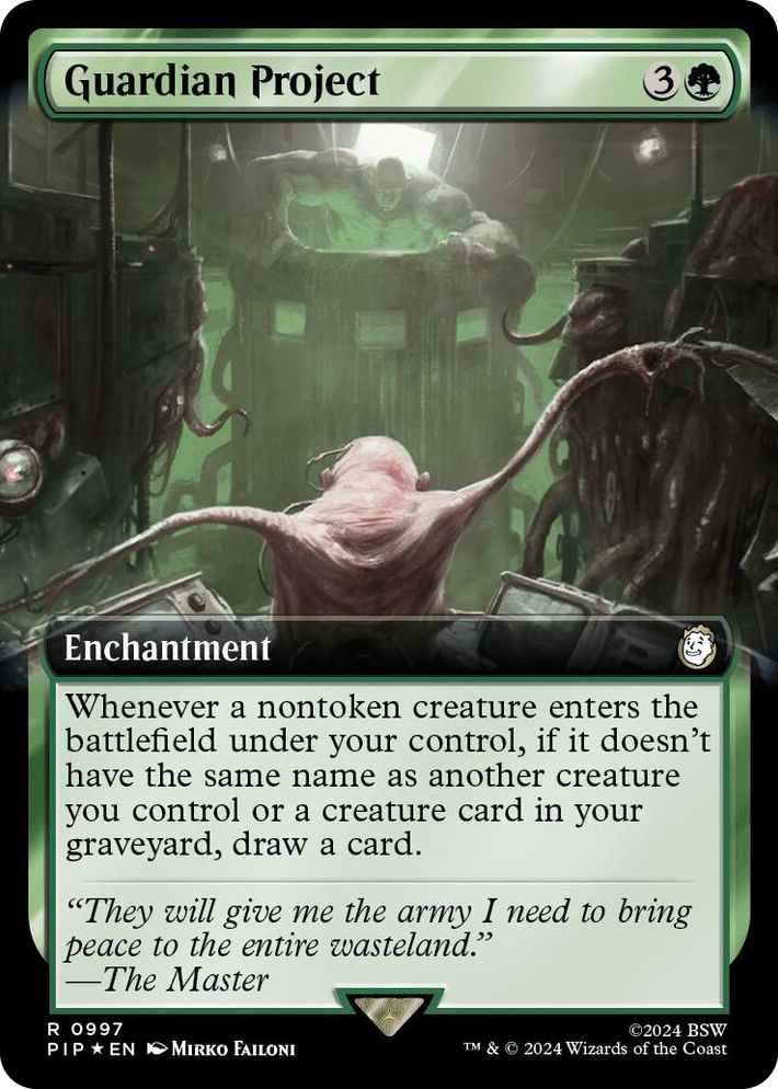 0997 Guardian Project (Extended Art) (Surge Foil) R Universes Beyond: Fallout