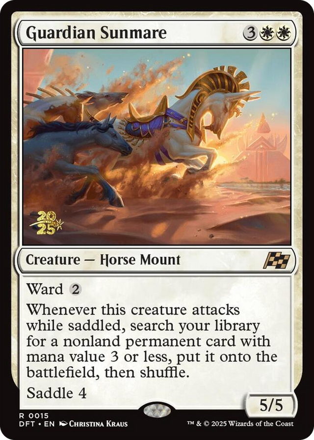 0015 Guardian Sunmare R Prerelease Cards