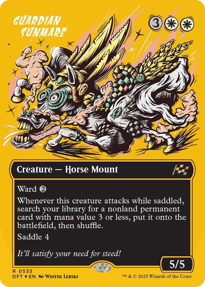 0533 Guardian Sunmare (Borderless) (First-Place Foil) R Aetherdrift