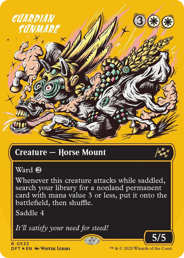 0533 Guardian Sunmare (Borderless) (First-Place Foil) R Aetherdrift