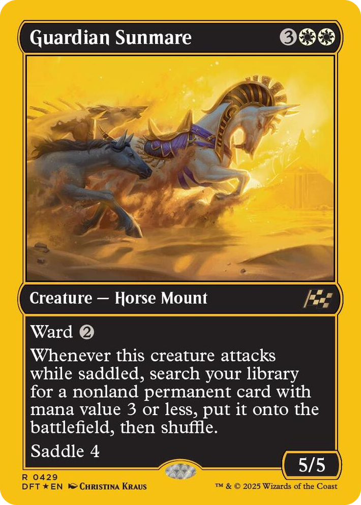 0429 Guardian Sunmare (First-Place Foil) R Aetherdrift